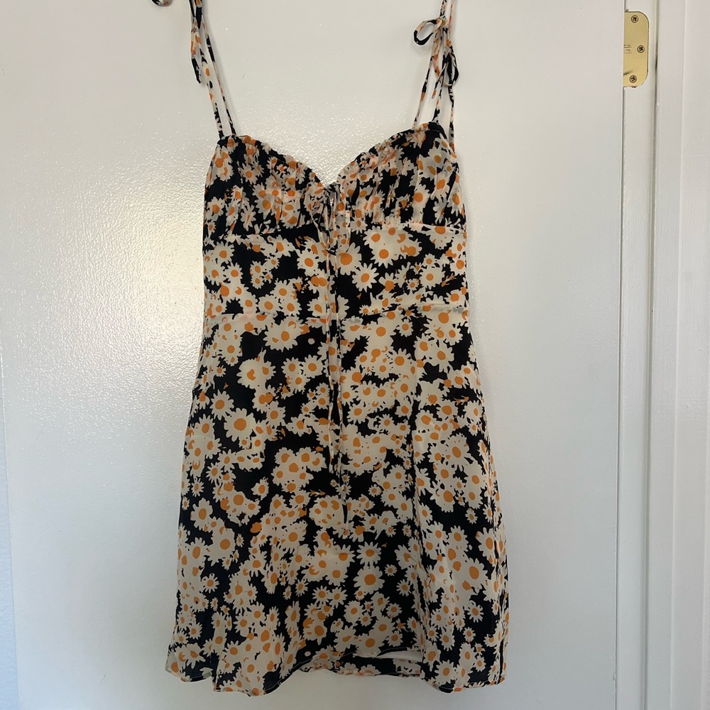 Realisation Par Devon Flower Power Mini Dress Sil… - image 2